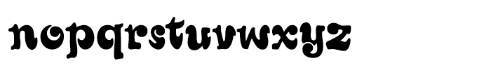 Spadina Regular Font LOWERCASE
