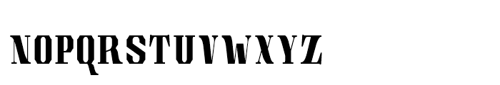 Spargo Condensed Font LOWERCASE