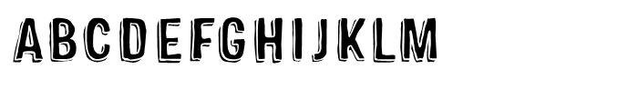 Sparhawk Fill Font UPPERCASE