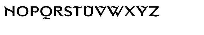 Sparrowhawk Regular Font LOWERCASE