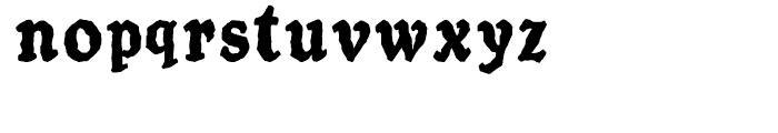 SpeedBall Western Letters Regular Font LOWERCASE