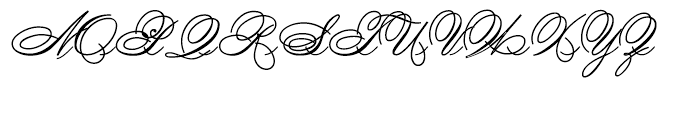 Spencerian By Product Regular Font UPPERCASE