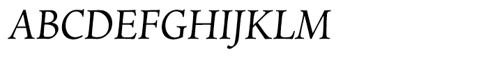 Spira Regular Italic Font UPPERCASE