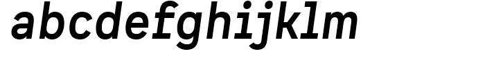 Spock Bold Italic Font LOWERCASE