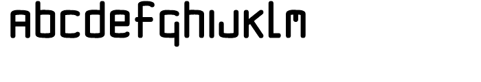 Sputnik Regular Font LOWERCASE