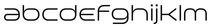 Space Colony Light Font LOWERCASE