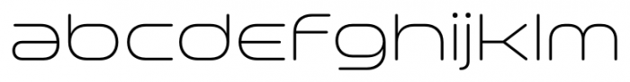 Space Colony Ultra Light Font LOWERCASE