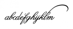Spencerian Palmer Penmanship Pro Font LOWERCASE