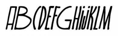 Spiderlegs Bold Italic Font LOWERCASE