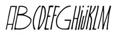 Spiderlegs Italic Font LOWERCASE
