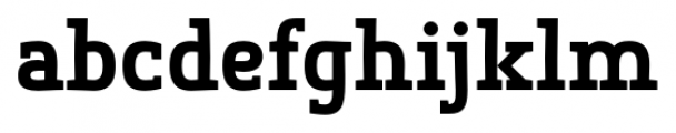 Springsteel Serif Heavy Font LOWERCASE