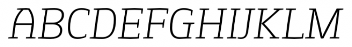 Springsteel Serif Light Italic Font UPPERCASE