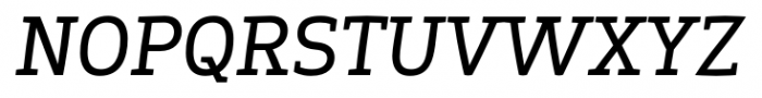 Springsteel Serif Medium Italic Font UPPERCASE