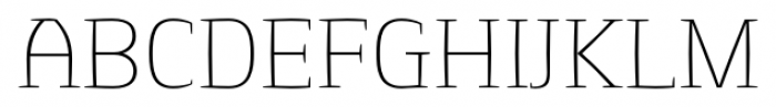 Springsteel Serif Thin Font UPPERCASE