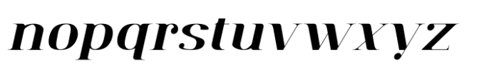 SP Mia Black Italic Font LOWERCASE