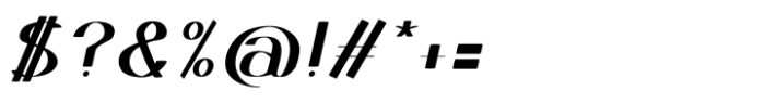 SP Mia Bold Italic Font OTHER CHARS
