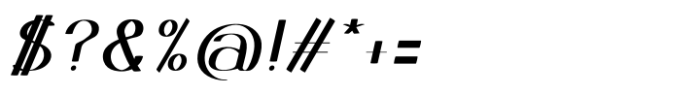 SP Mia Medium Italic Font OTHER CHARS