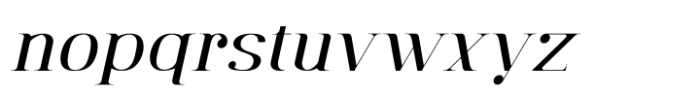SP Mia Medium Italic Font LOWERCASE
