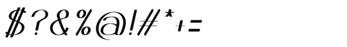 SP Mia Regular Italic Font OTHER CHARS