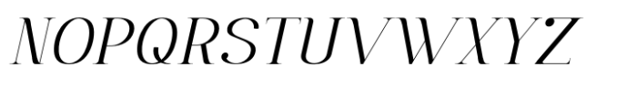 SP Mia Regular Italic Font UPPERCASE