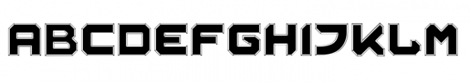 Space Armada Fill 1 Font LOWERCASE