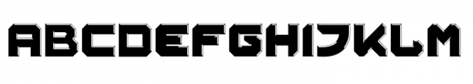 Space Armada Fill 2 Font LOWERCASE