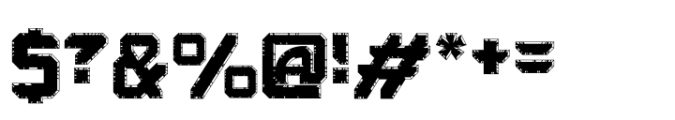 Space Armada Fill 3 Font OTHER CHARS