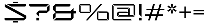 Space Beyond Font OTHER CHARS