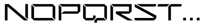 Space Beyond Font UPPERCASE