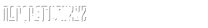 Space Bounce Light Font LOWERCASE