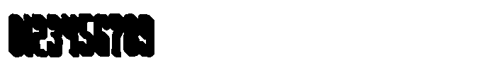 Space Bounce Volume Font OTHER CHARS
