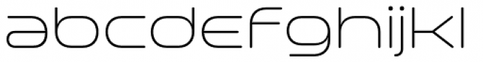 Space Colony UltraLight Font LOWERCASE