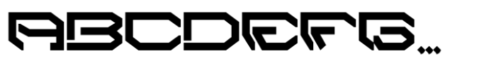Space Cyber Regular Font UPPERCASE