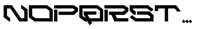 Space Cyber Regular Font UPPERCASE