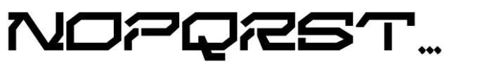 Space Cyber Regular Font LOWERCASE
