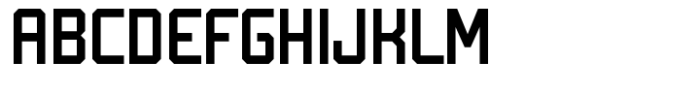 Space Eight Font UPPERCASE