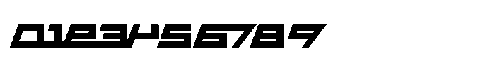 Space Paranoid Bold Italic Font OTHER CHARS