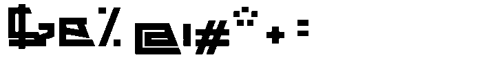 Space Paranoid Bold Font OTHER CHARS