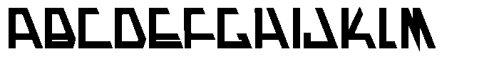 Space Paranoid Bold Font UPPERCASE