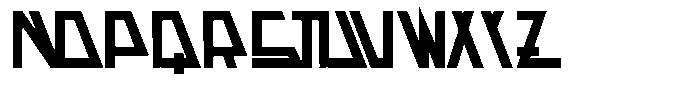 Space Paranoid Bold Font UPPERCASE