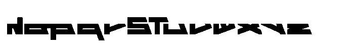 Space Paranoid Bold Font LOWERCASE