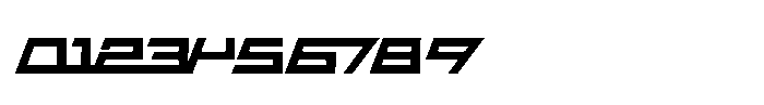 Space Paranoid Italic Font OTHER CHARS