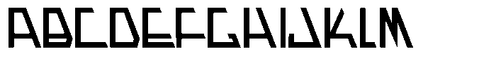 Space Paranoid Regular Font UPPERCASE