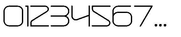 Space Void Regular Font OTHER CHARS