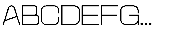 Space Void Regular Font UPPERCASE