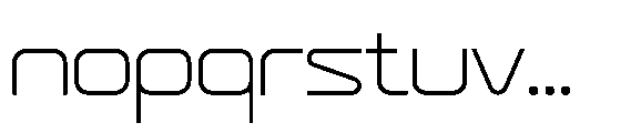 Space Void Regular Font LOWERCASE