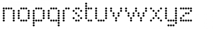 SpaceMace Dotted Font LOWERCASE