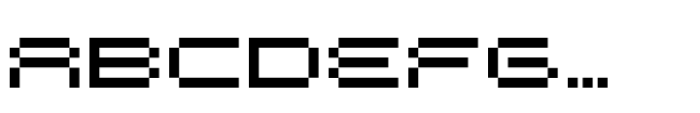 Spaceship Font UPPERCASE