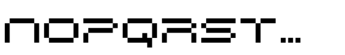 Spaceship Font UPPERCASE