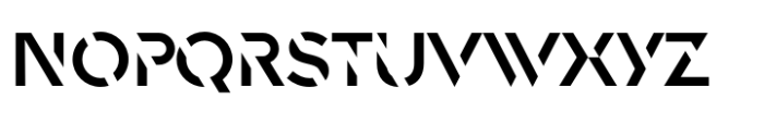 Spaco Stencil SC Bold Font UPPERCASE